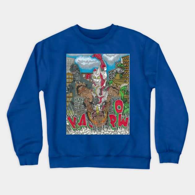 KA-POW!!! Crewneck Sweatshirt by SnowFlake Comix